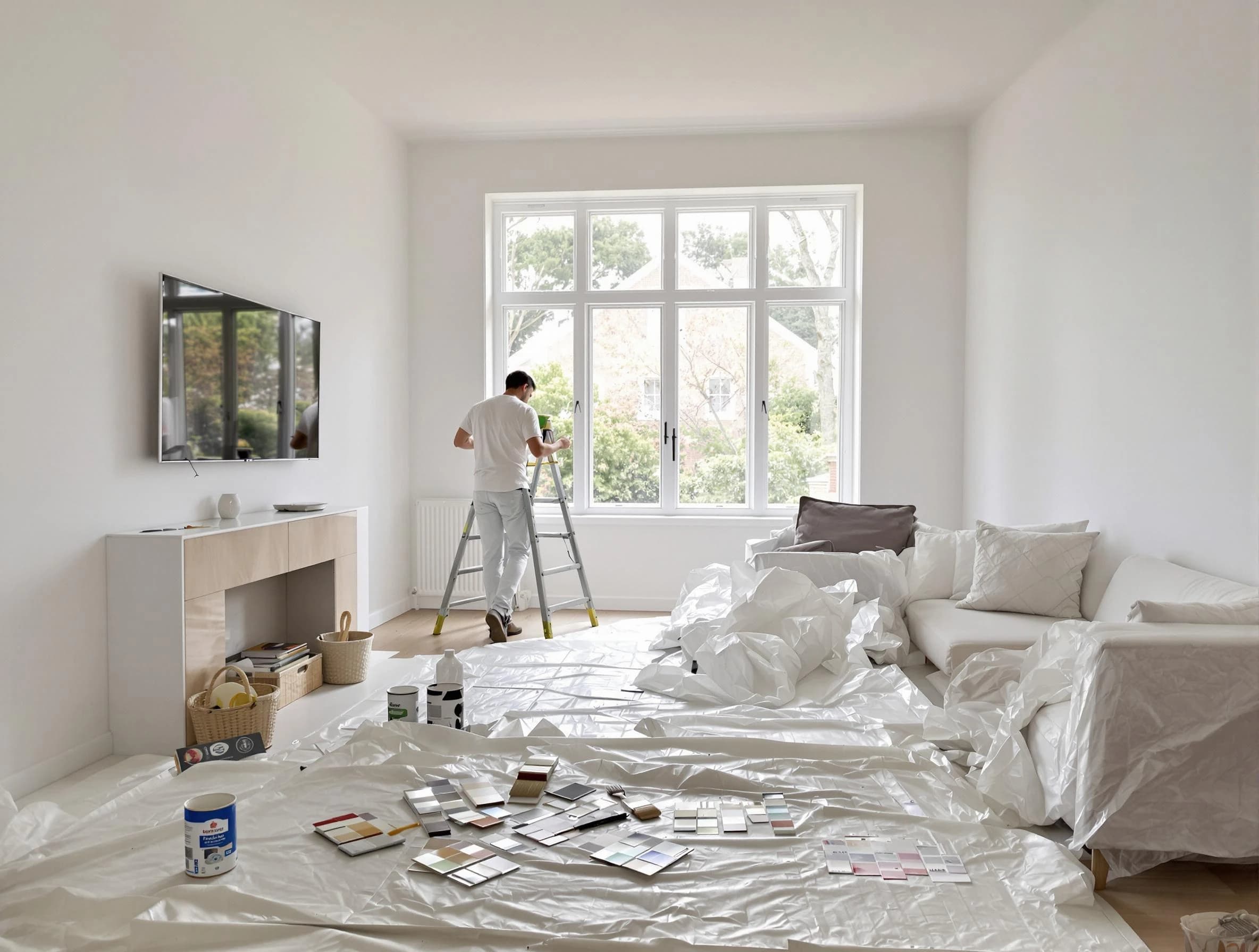 Coolidge House Painters professional applying interior paint in Coolidge, AZ