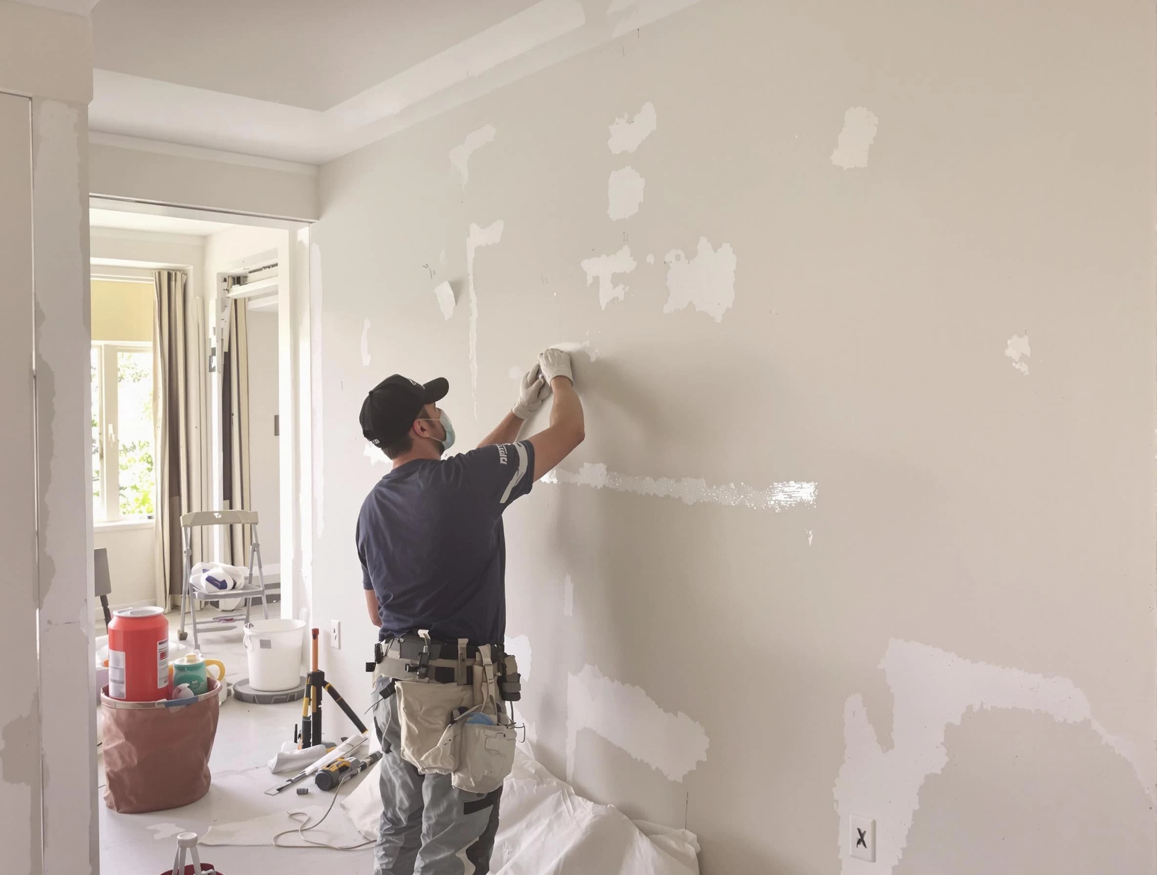Taping and mudding service by Coolidge House Painters in Coolidge